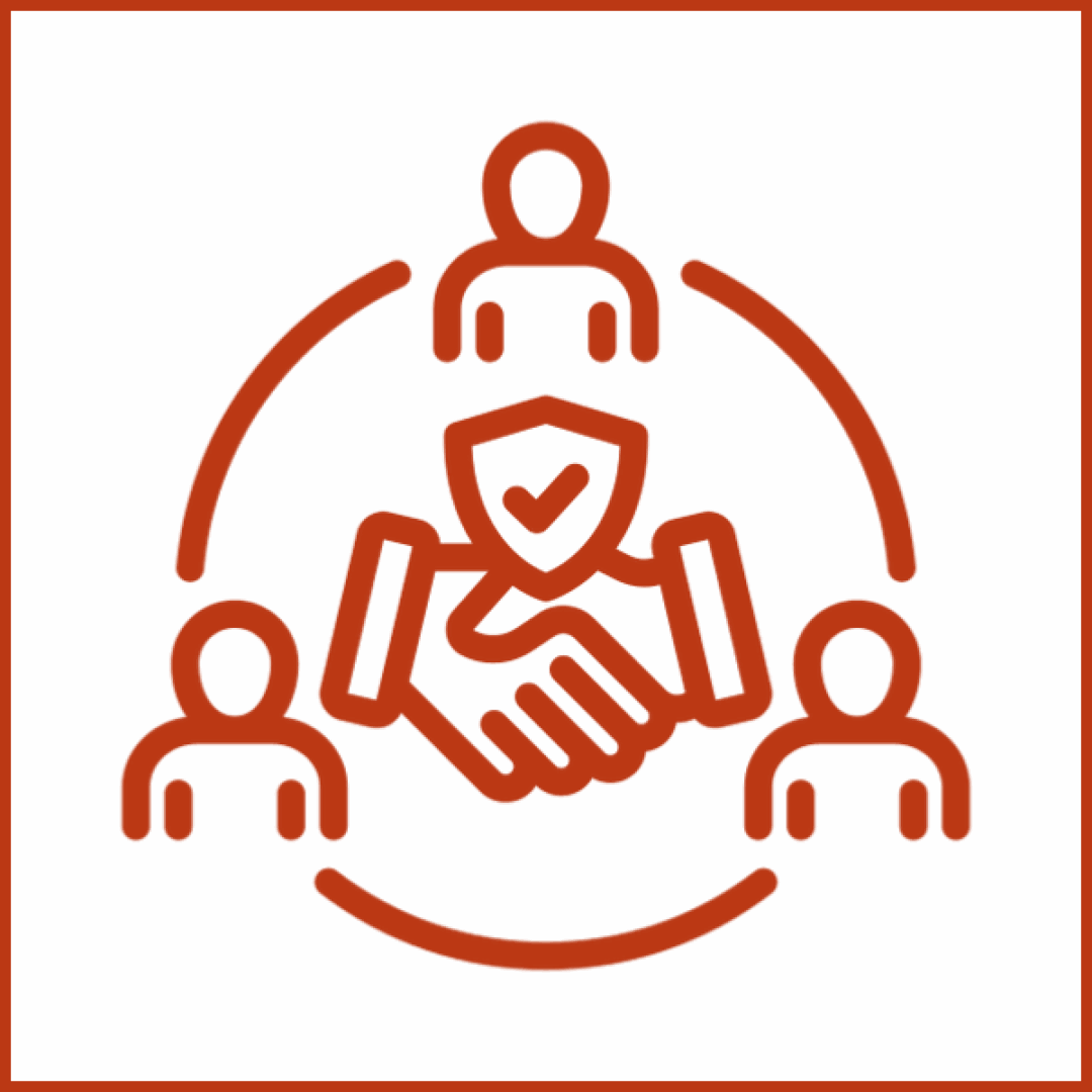 Trust and partnership illustration